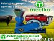 Peletizadora Meelko 120 mm Diesel 8 hp Mixta Mkfd120a