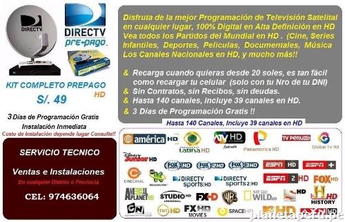 Instalación Directv Prepago Chincha