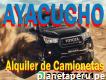 Alquiler De Camioneta 4x4 Con Conductor - Ayacucho