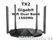 Router Repetidor Wifi Gigabit 5ghz Tenda Tx2 1500m